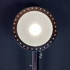 Metal floor lamp with magnet by Goffredo Reggiani Italy 1960s