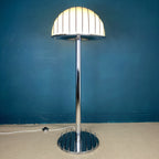 Vintage Chrome Floor Lamp by Adalberto Dal Lago for Esperia, 1960s Italian Lighting