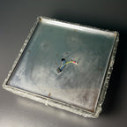 Vintage ice murano glass ceiling lamp by J.T.Kalmar, Austria, 1960s