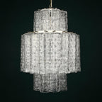 Classic Murano chandelier Tronchi by Venini, Italy 1960s