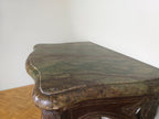 Antique old church console table 19th century Germany Original decorative wood carving Baroque