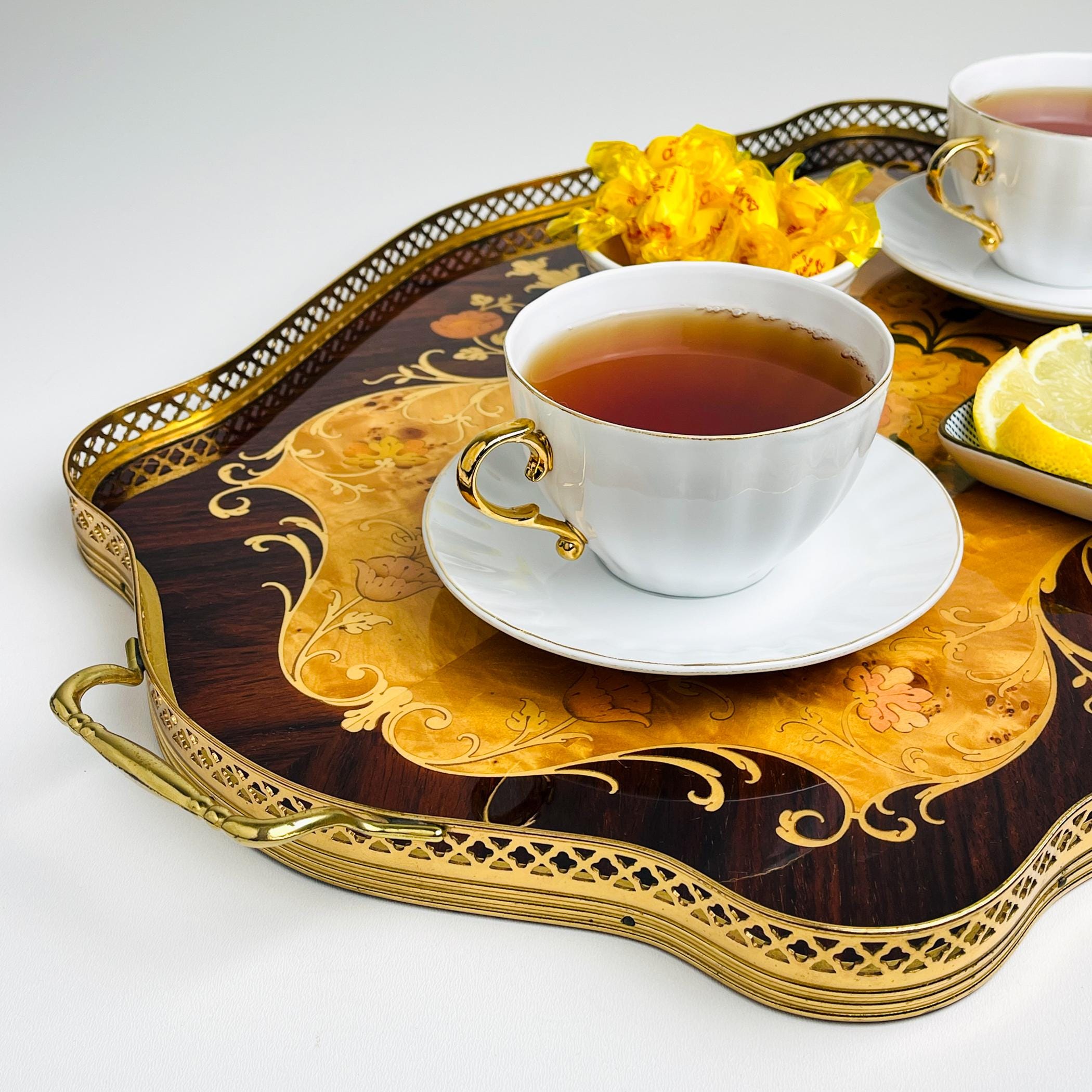 Vintage serving tray, Italy 1960s