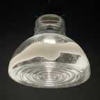 Murano glass pendant lamp  Italy 1960s Space age Mid-century modern italian lighting