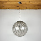 Vintage La Murrina Swirled Murano Glass Pendant Lamp - 1970s Italian Lighting
