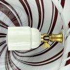 XL Vintage Murano Mushroom Table Lamp - G.G. Luce Italy 1980s