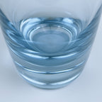 Original blue glass vase by Per Lütken for Holmegaard, Denmark, 1960s