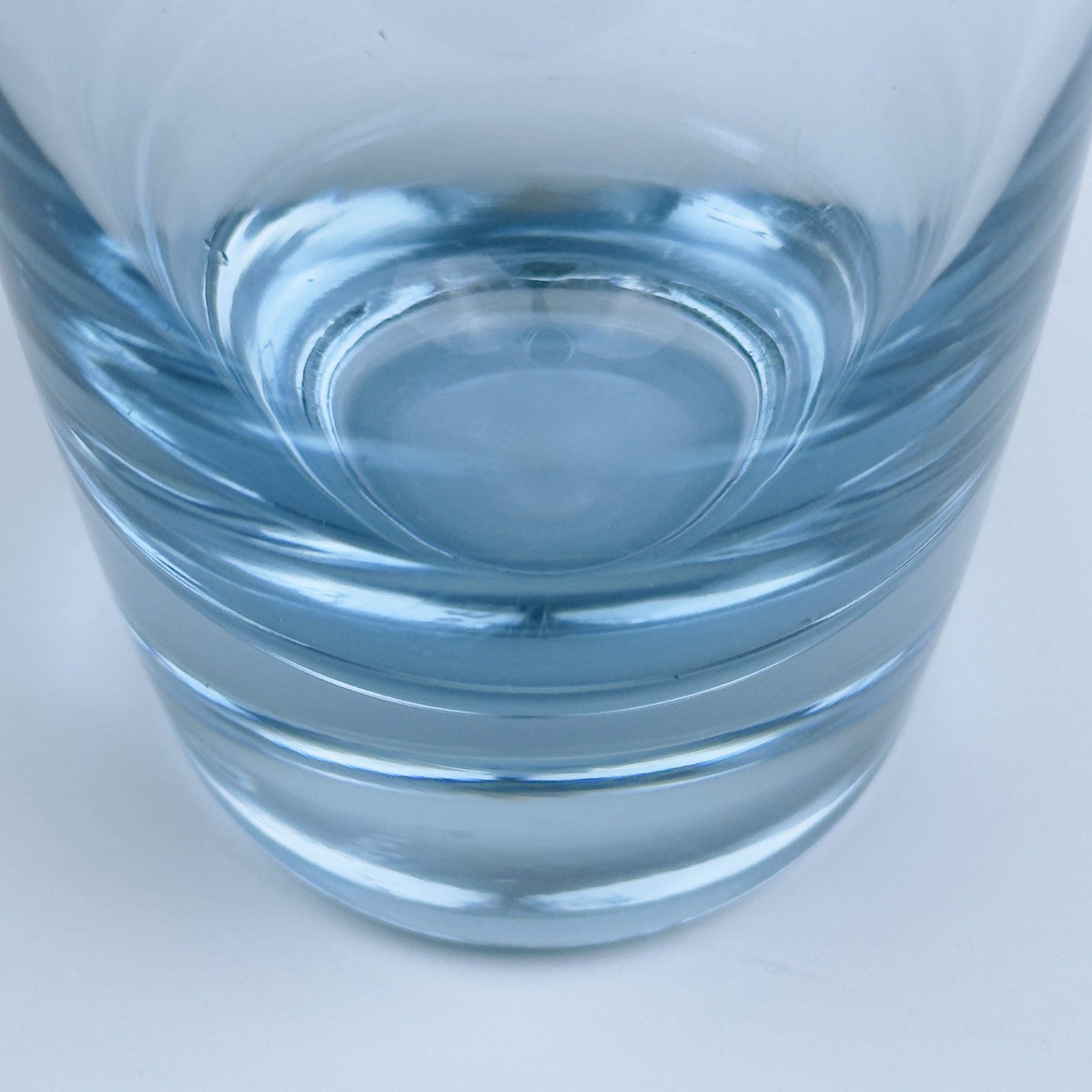Original blue glass vase by Per Lütken for Holmegaard, Denmark, 1960s