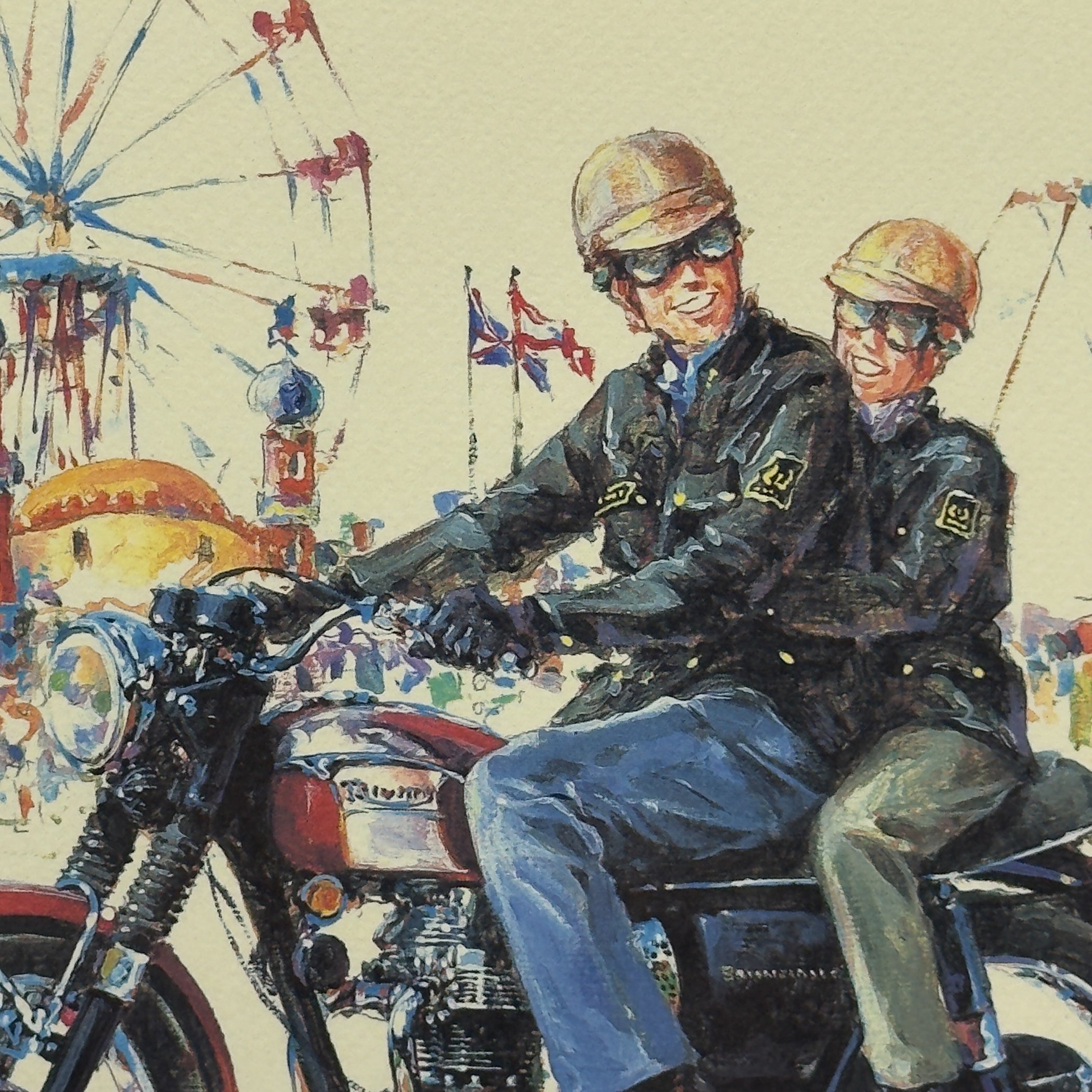 Limited edition lithograph 103/200 by Brioschi, Italy, 1970s