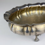 Vintage Silver Plated Bread Basket or Fruit Dish, Italy, 1950s