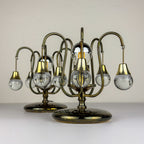 Vintage murano table lamps, Set of 2, Italy 1960s