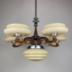Art Deco Large Chandelier, Italy 1950s