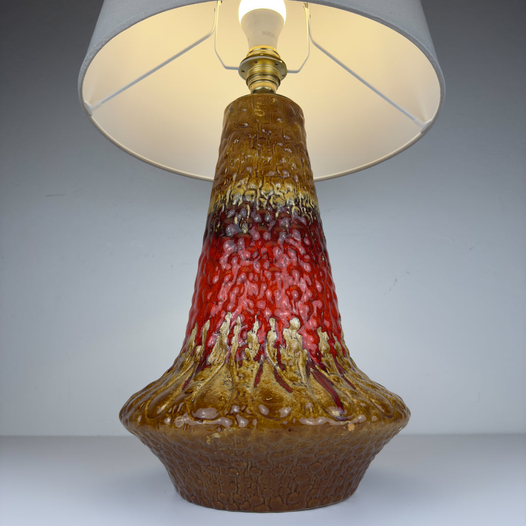 Vintage Ceramic table lamp LAVA by KIL Liboje, Yugoslavia, 1960s