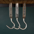 Vintage Iron Steel Butchers Hook, Austria 1970s