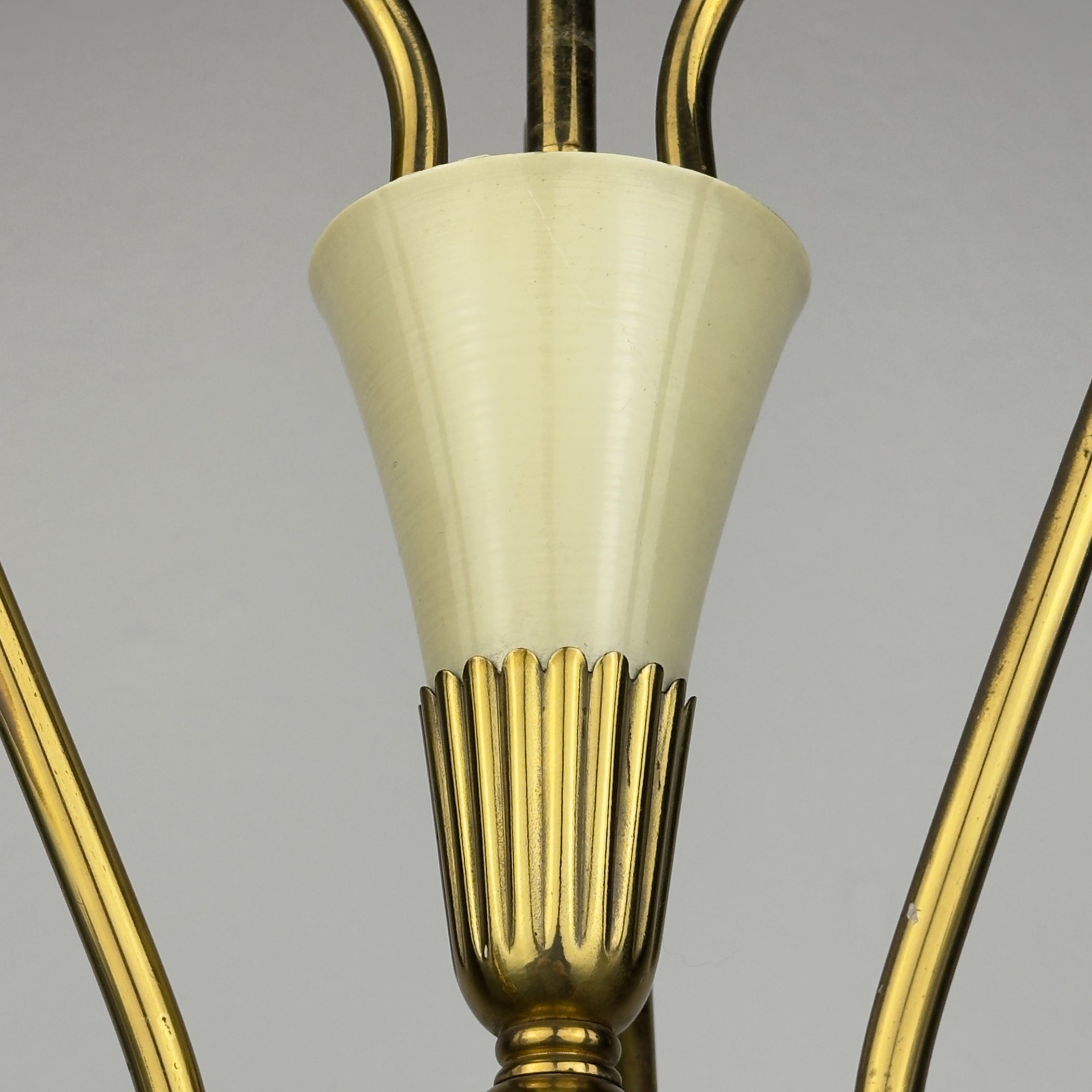 Antique chandelier, in style of Pietro Chiesa For Fontana Arte, Italy, 1930s