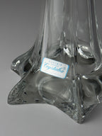 Large Crystal vase by Bohemia Crystalex, Czech Republic, 1990s