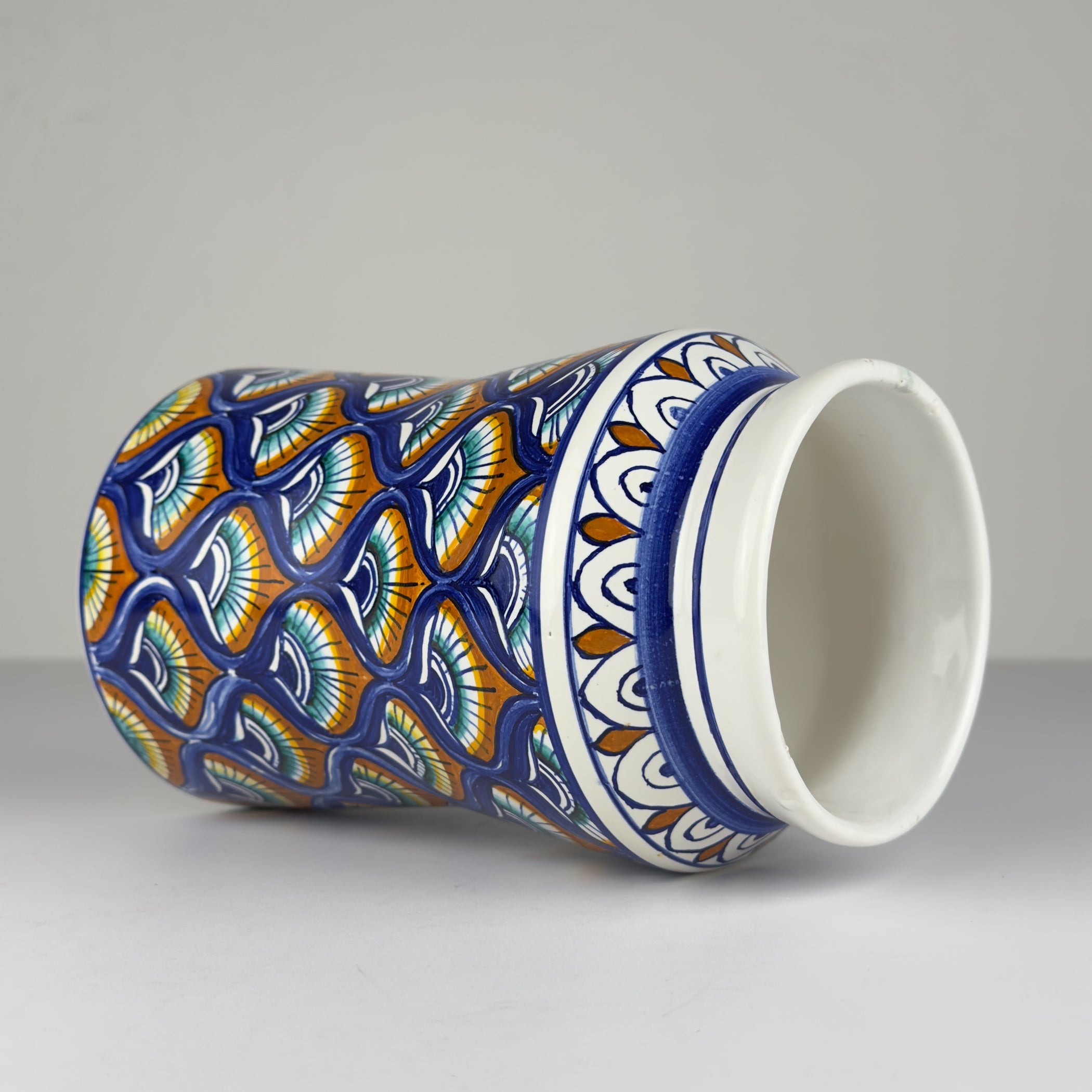 Vintage ceramic vase, Italy 1971