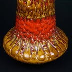 Vintage ceramic vase LAVA by KIL Liboje, Yugoslavia 1960s