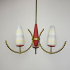 Mid-Century Stilnovo chandelier, Italy 1940-50s
