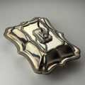 Antique Silver Plated Sheffield Serving Dish And Cover, England, early 20th century