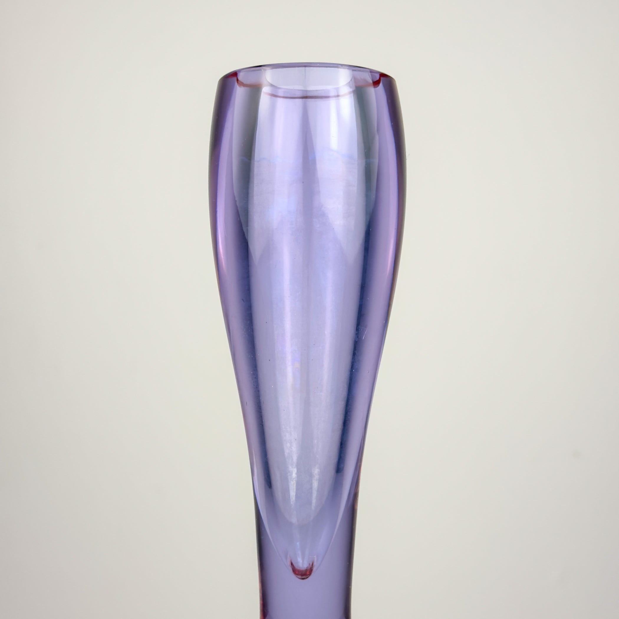 Vintage pink murano vase, Italy, 1970s