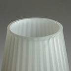 Mid-century small wood and glass table lamp, Italy 1970s
