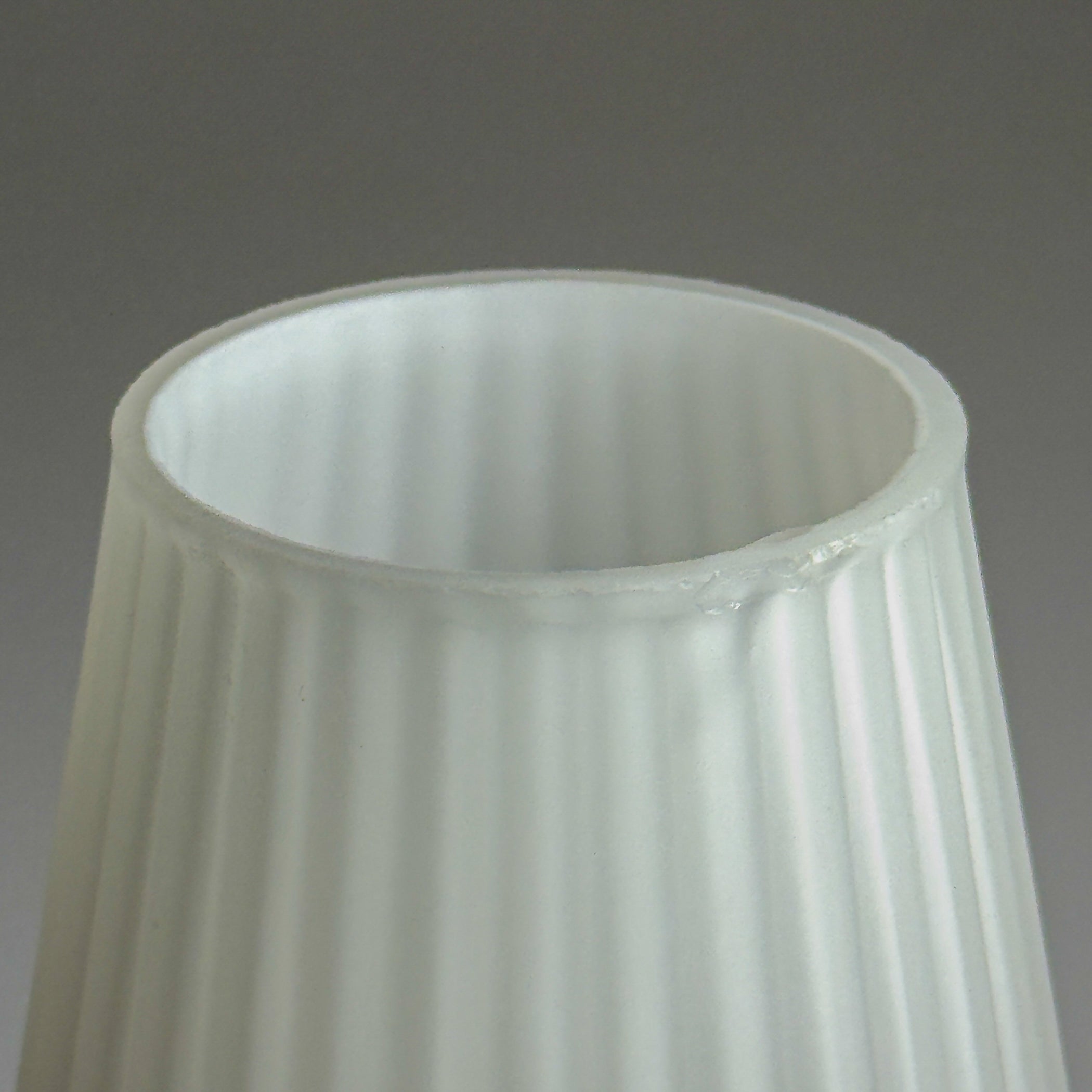 Mid-century small wood and glass table lamp, Italy 1970s