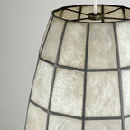 Vintage Capiz Shell Pendant Lamp, Italy 1960s