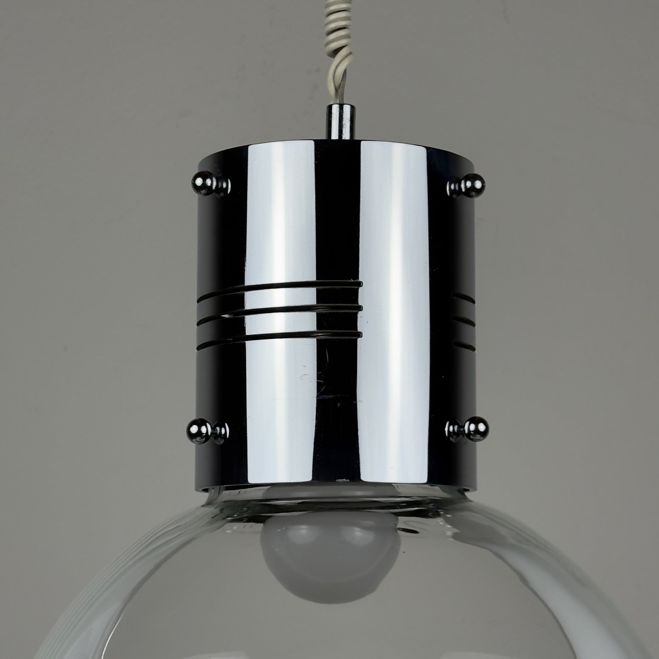 Vintage pendant lamp Membrane by Toni Zuccheri for Venini, Italy 1960s