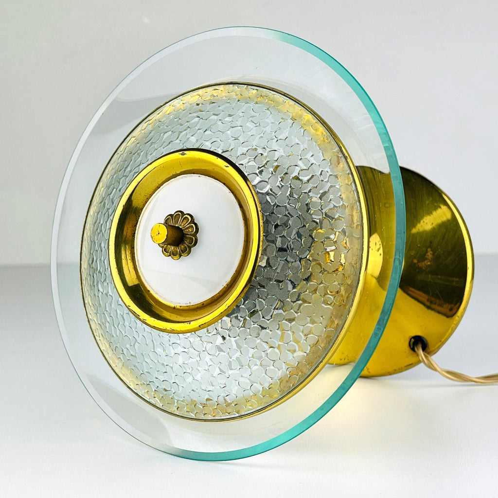 Vintage night lamp Italy 1970s Mid-century modern Space age light UFO table lamps