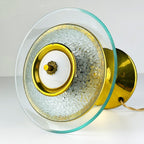 Vintage night lamp Italy 1970s Mid-century modern Space age light UFO table lamps