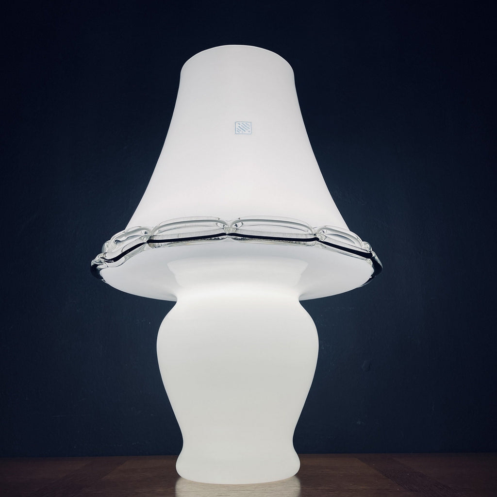 Murano Vetri large table lamp Mushroom Italy 1970s Italian Modern