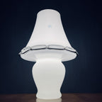 Murano Vetri large table lamp Mushroom Italy 1970s Italian Modern
