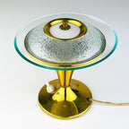 Vintage night lamp Italy 1970s Mid-century modern Space age light UFO table lamps