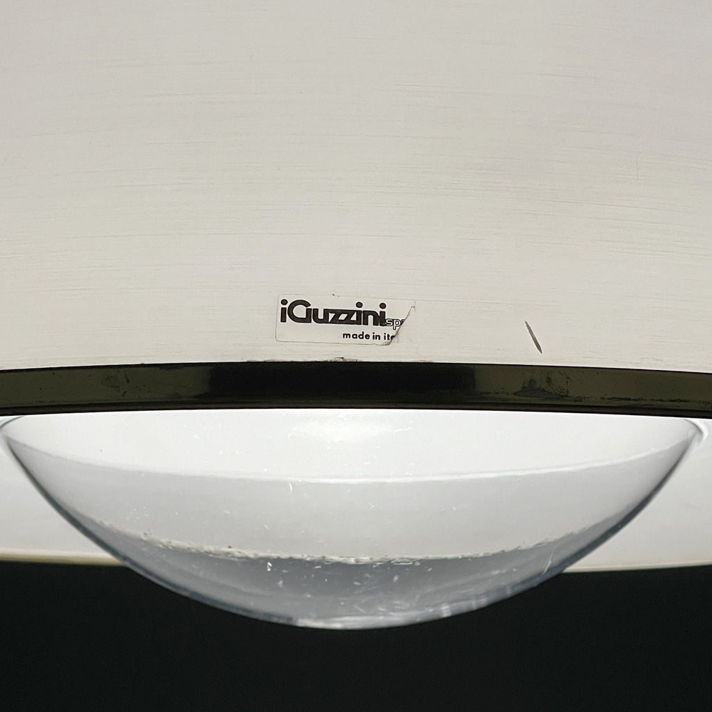 iGuzzini "Kuala" Italian white pendant lamp by Franco BRESCIANI  Italy 1970s