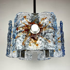 Mid-Century AV Mazzega Murano Glass Chandelier: Italian Space Age Lighting