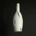 Multicolor opaline murano glass pendant lamp by Stilnovo, Italy 1950s, Mid-century modern