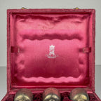 Antique Silver Plate Glass Set: Sheffield Edward Collection, England 1890s