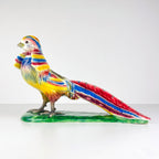 Vintage ceramic figure Pheasant Vintage Italy 1960's