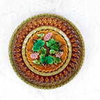 Villeroy & Boch Majolica Plate: 70s Retro Grape Decor