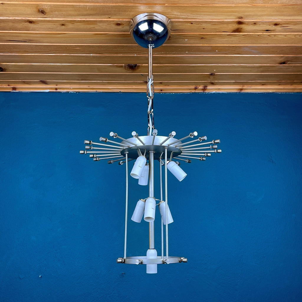 AV Mazzega 'Torciglioni' Vintage Murano Glass Chandelier - 1970s Mid-century Italian Lighting Masterpiece