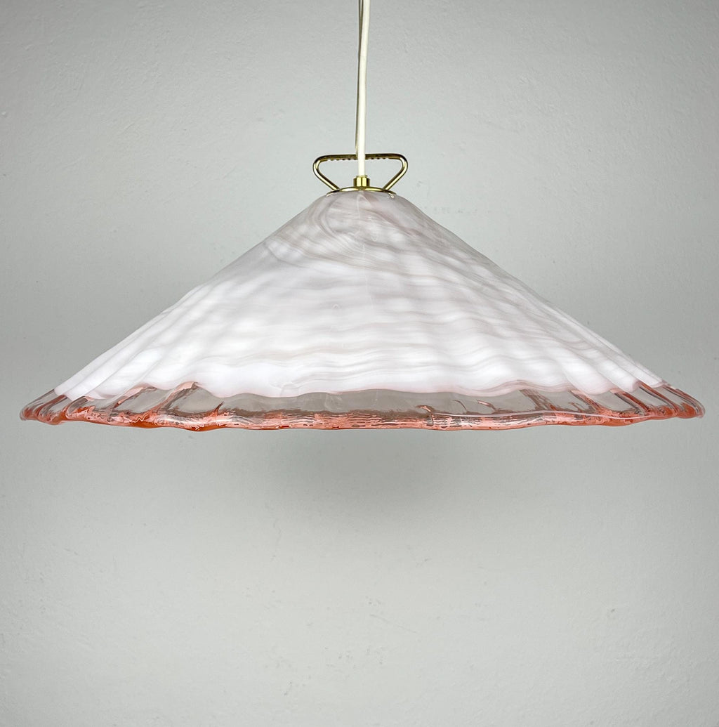 Vintage murano pendant lamp by "La Murrina" Italy 1970s