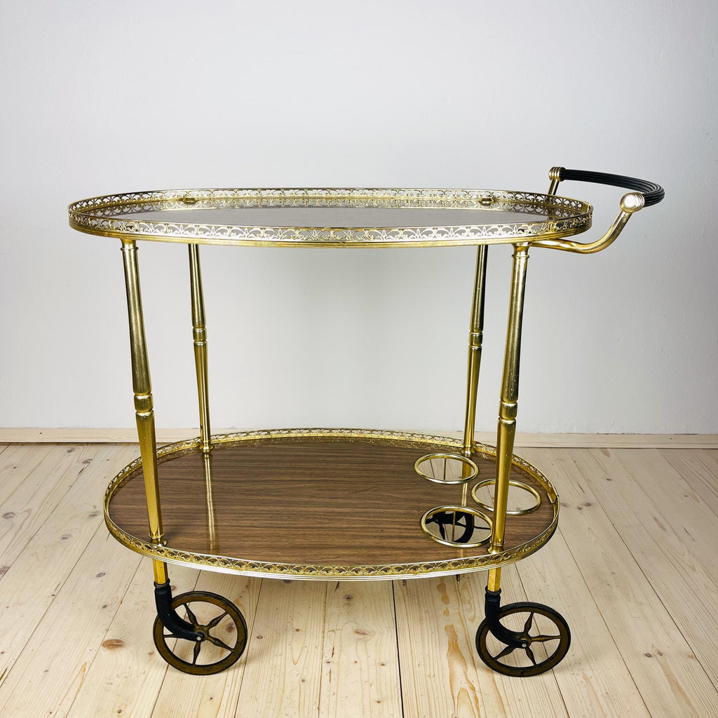 Vintage Bar Cart by MB, Italy 1960s, Mid-Century modern