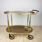 Vintage Bar Cart by MB, Italy 1960s, Mid-Century modern