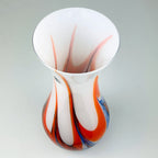 Carlo Moretti Murano Glass Vase: Hand-Cut Italian Art, 1970s