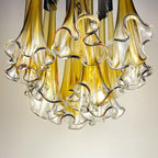Original Murano chandelier Calla Lily by Venini, Italy 1960s