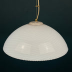 Vintage Swirl Murano Glass Pendant Lamp - 1970s Italian Lighting