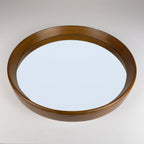Mid-century Wall Mirror with Teak, Italy 1960s