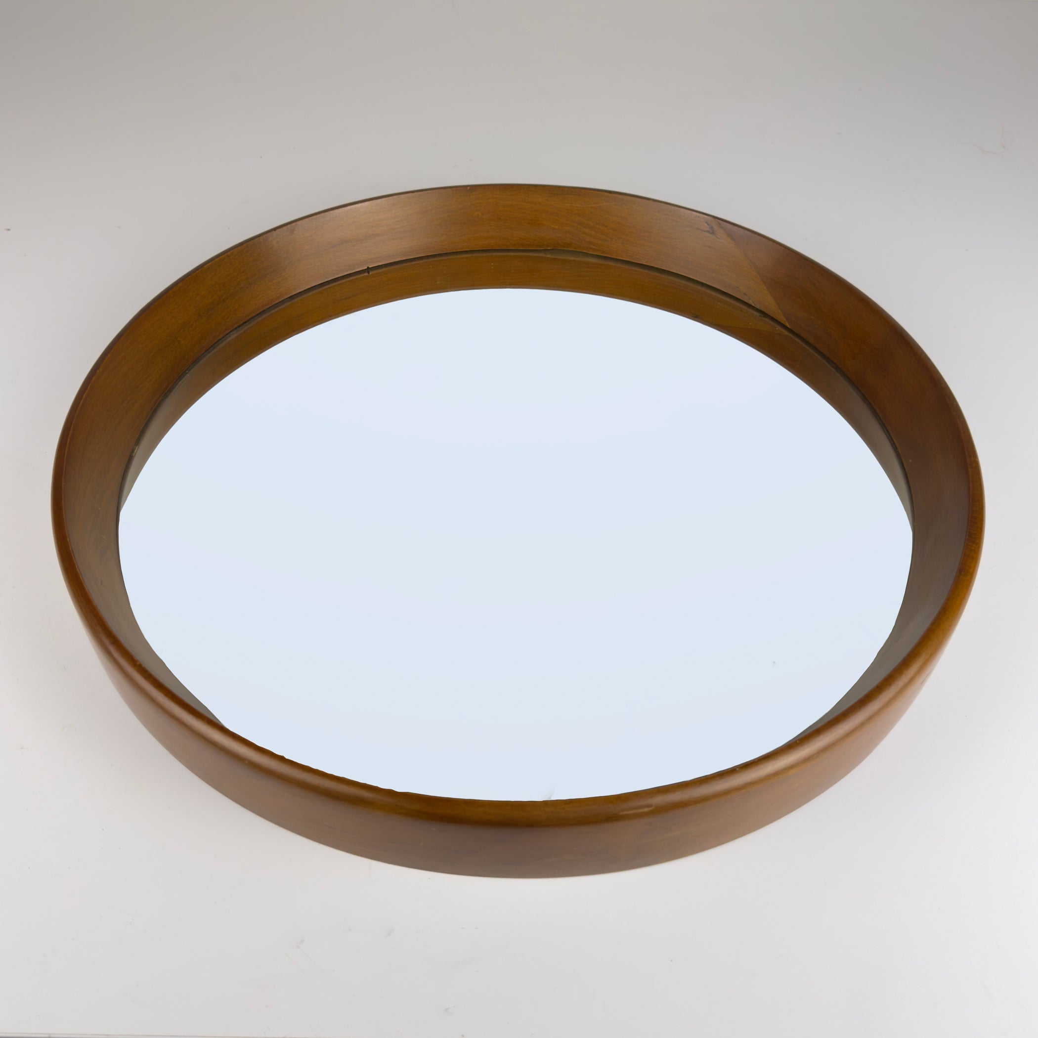 Mid-century Wall Mirror with Teak, Italy 1960s