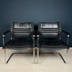 Mid-Century Bauhaus Cantilever Chair Set: Stol Kamnik, Mart Stam Design