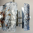Mid-Century AV Mazzega Murano Glass Chandelier: Italian Space Age Lighting